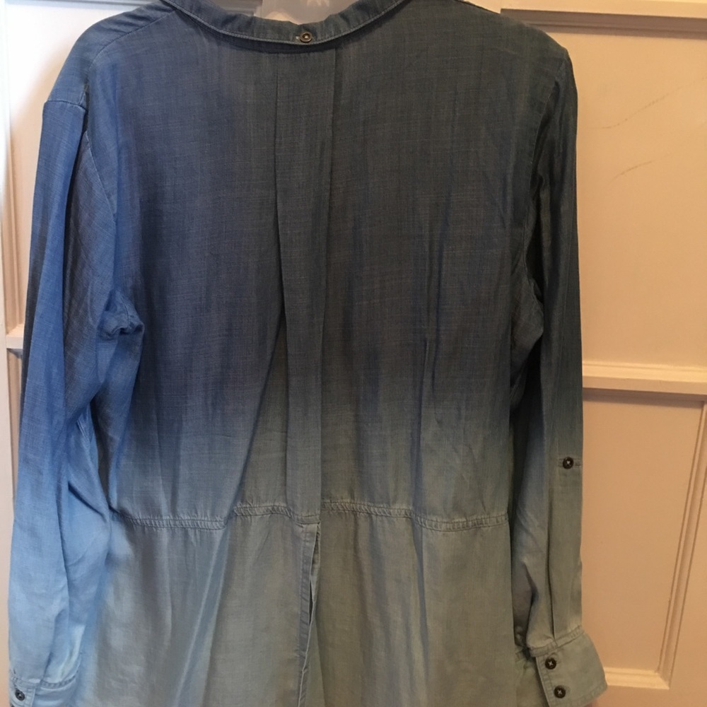 Women’s Size Large -denim blouse.